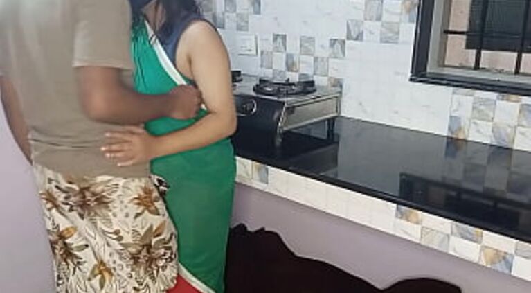 Rima Bhabhi Fucked On The Kitchen Stand In The Morning When Everyone Was Sitting In The Dining Hall XXX Kitchen Sex